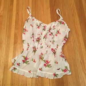 Hollister floral tank